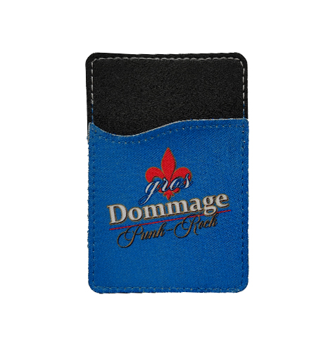 Gros Dommage - Porte carte (Bleue)