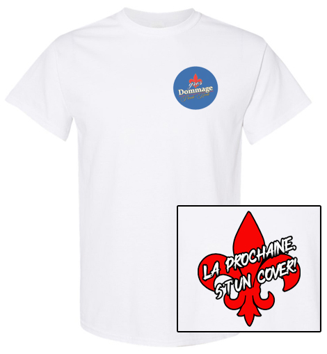 Gros Dommage - T-shirt - Slogan (Blanc)