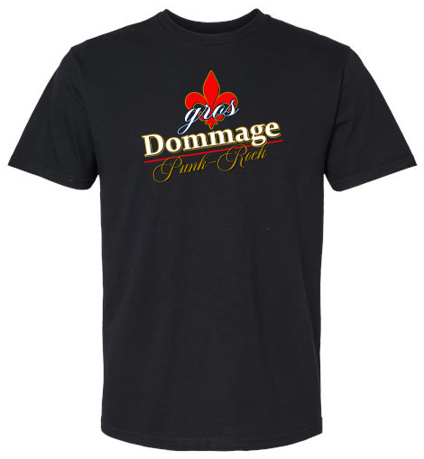 Gros Dommage - T-shirt - Logo (Noir)